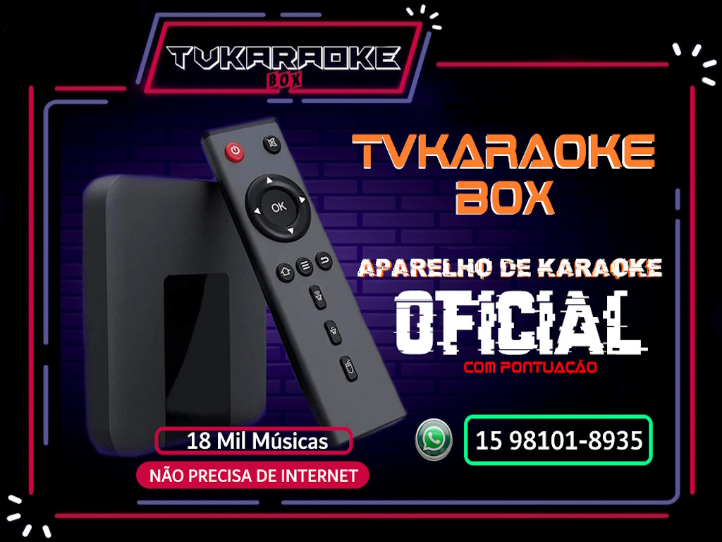 TVKaraoke Box - Aparelho de Karaoke Android com Pontuação